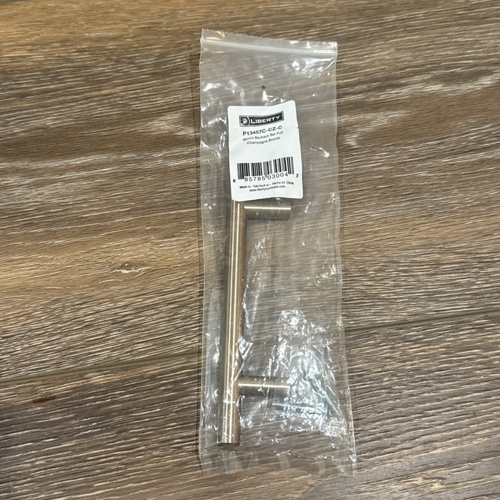 Liberty 96mm Bauhaus Bar Pull Champagne‎ Bronze P13457C-CZ-C